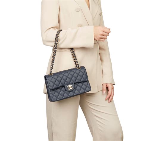 chanel blue classic|Chanel classic flap small price.